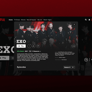 Site Pronto Estilo NetFlix + JetEngine + Elementor: (Totalmente Editável)