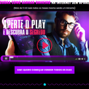 Landing Page para venda de cursos marketing