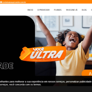 Site Pronto Para Provedor de Internet em PHP - Modelo 3