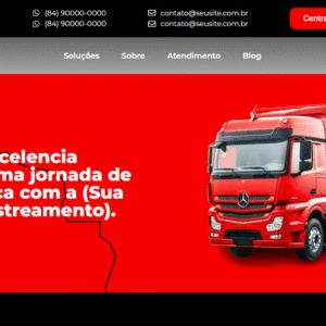 Landing Page para empresa de rastreamento veícular ou monitoramento