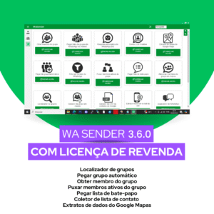 WaSender 3.6.0 Versão com Revenda - 2025