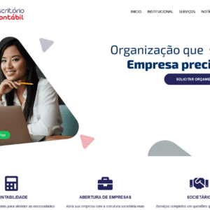 Script de site pronto para contabilidade e contadores em PHP