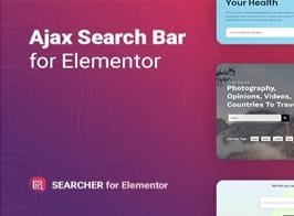 Searcher – Ajax Search for Elementor
