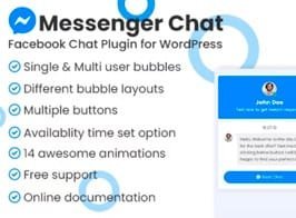 Messenger Chat Support WordPress Plugin